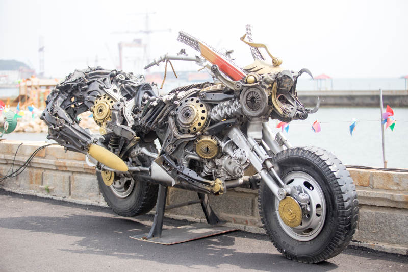 机械艺术摩托图片