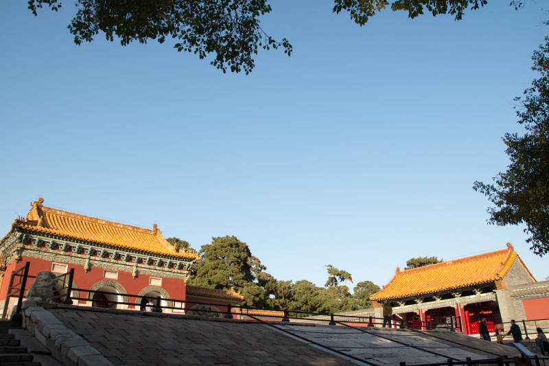 故宫红墙黄瓦图片