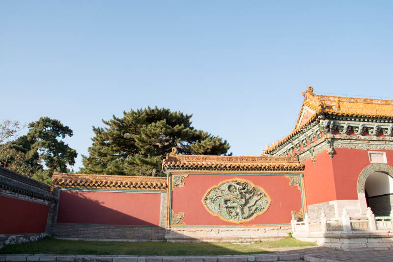 故宫红墙龙纹图图片