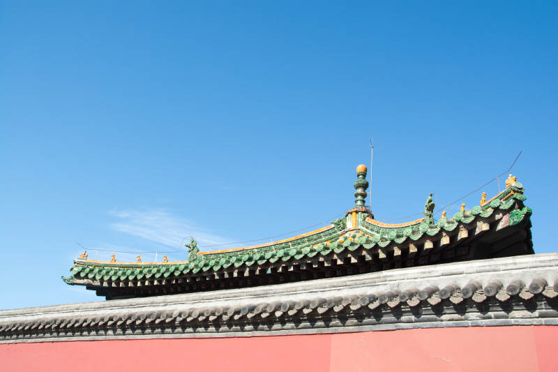 古建筑飞檐翘角图片