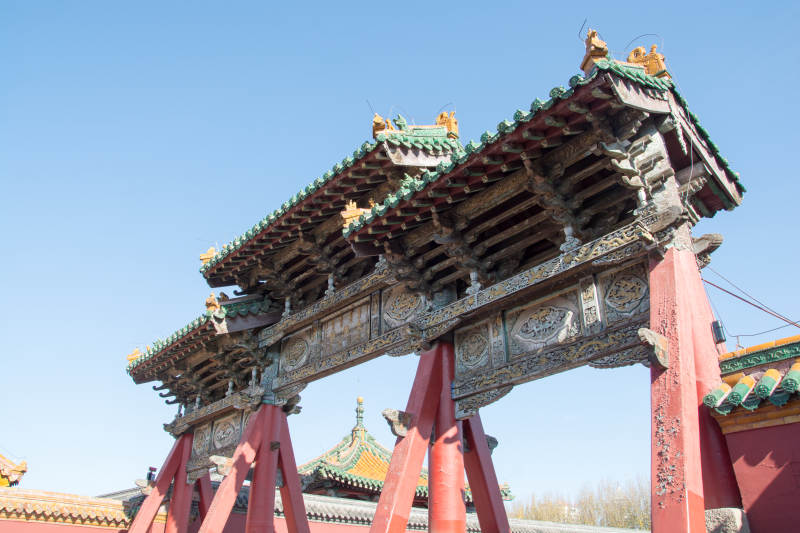 古建筑牌楼图片