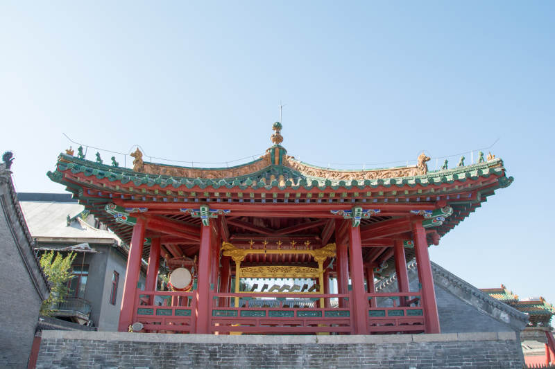 古色古香的亭台楼阁图片