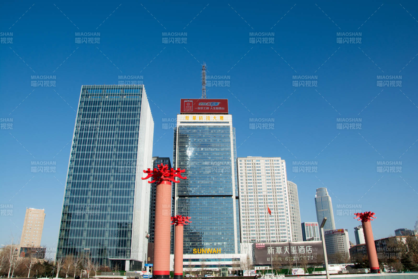 现代都市沈阳建筑群图片