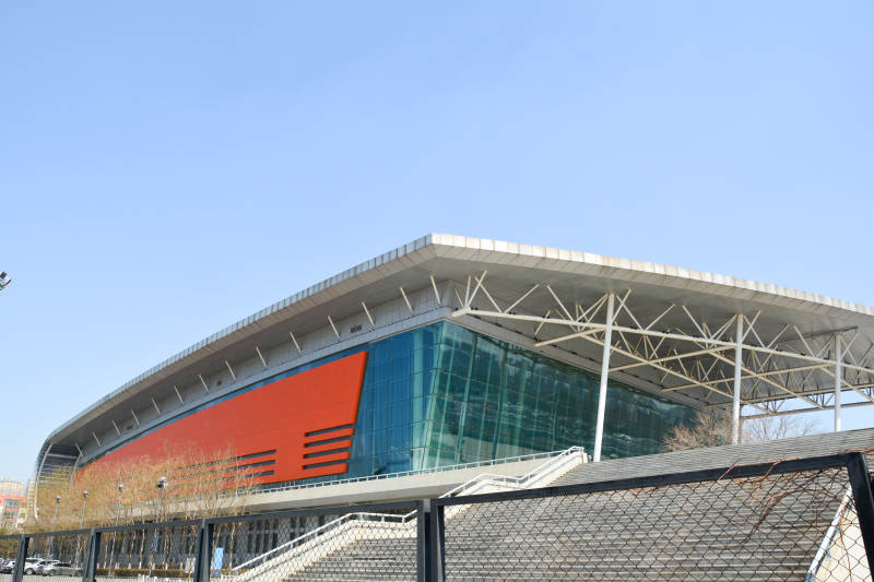 现代体育场外观图片