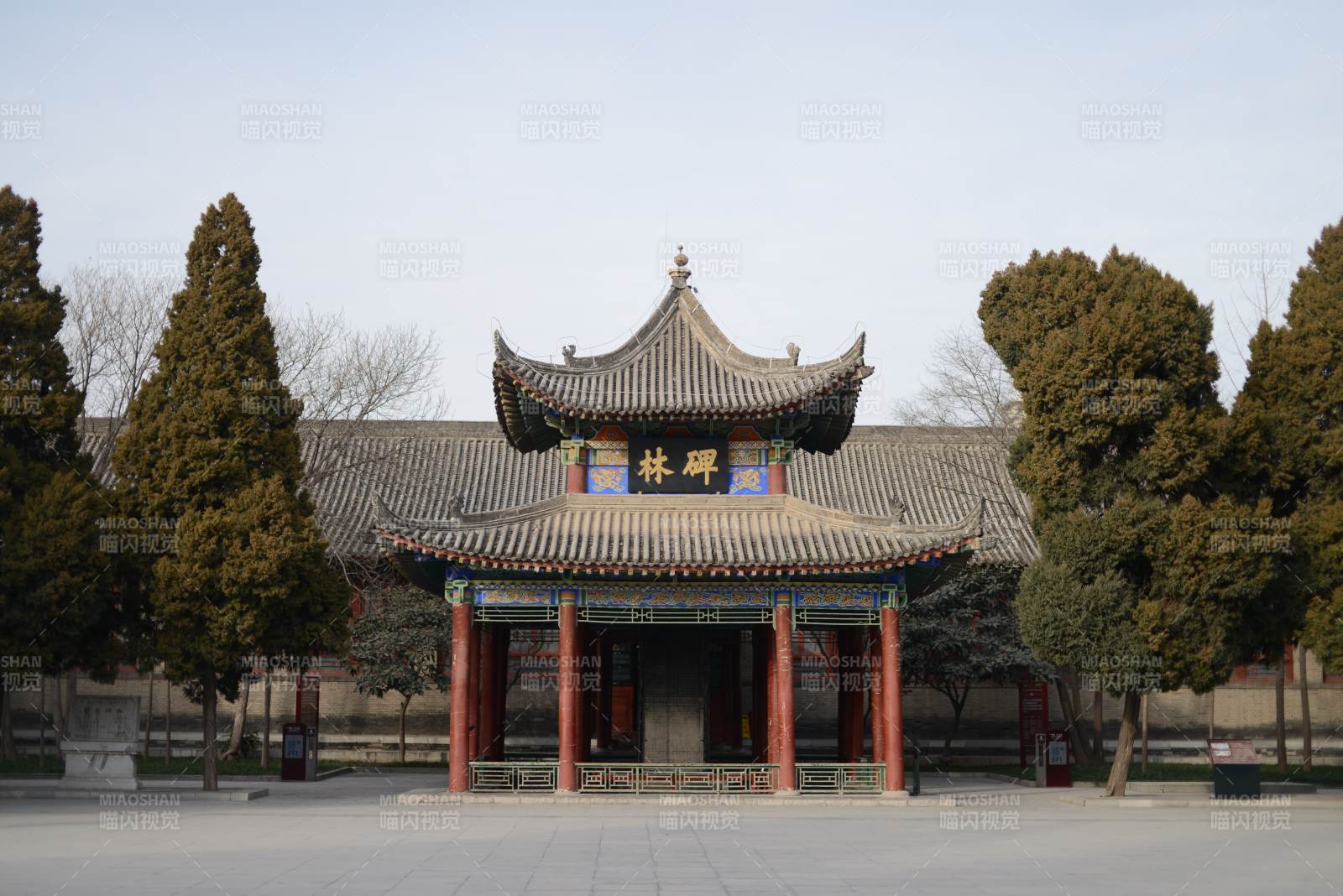 碑林古建筑图片