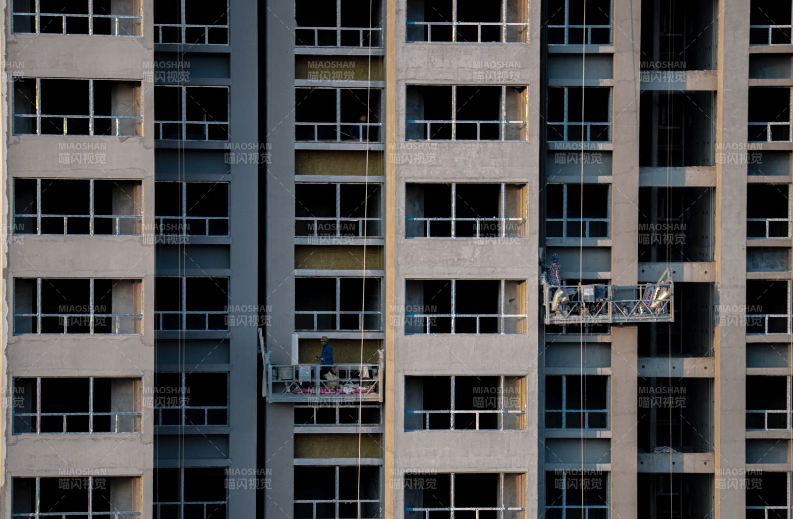 高楼施工场景图片