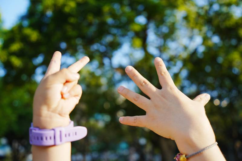 手势比划数字图片