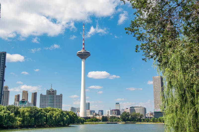 沈阳电视塔风光图片