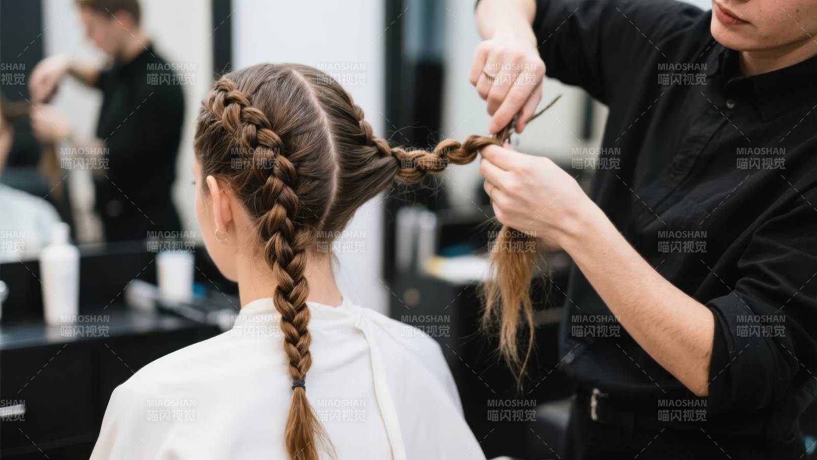 编发造型中图片