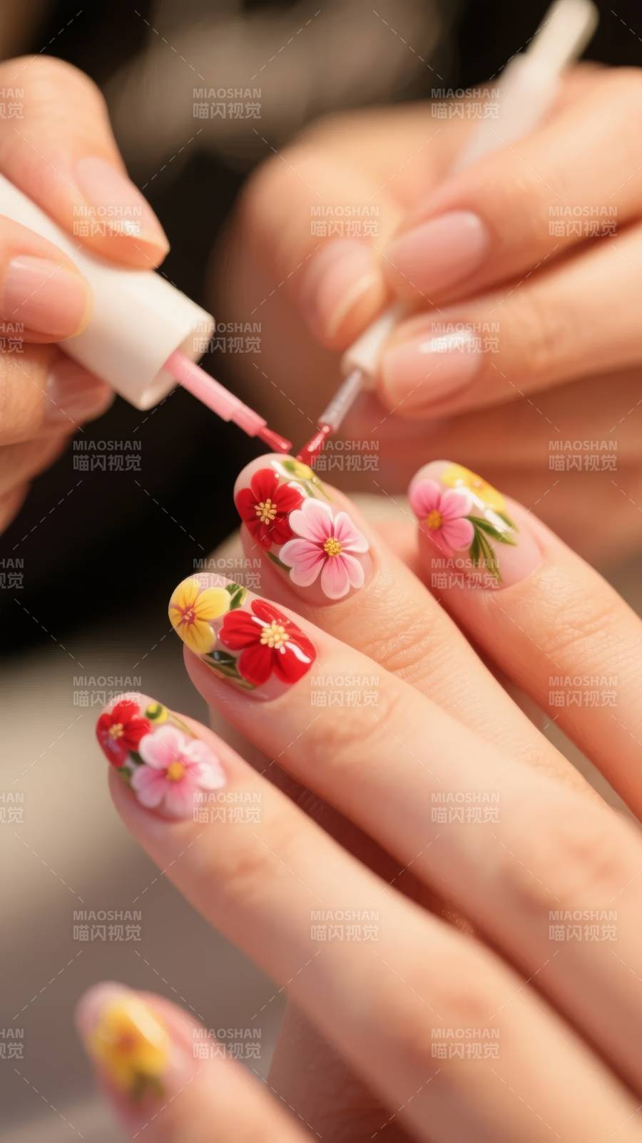 花漾美甲艺术图片