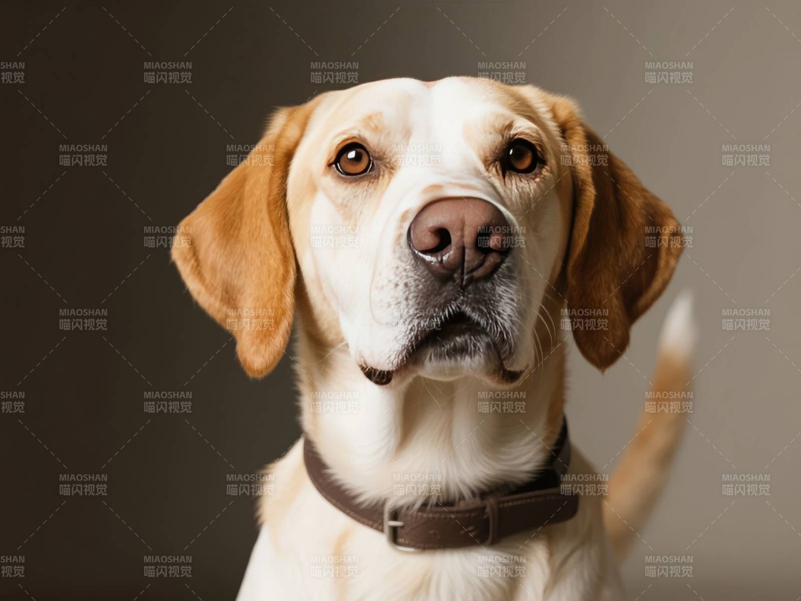 金毛犬凝视镜头图片