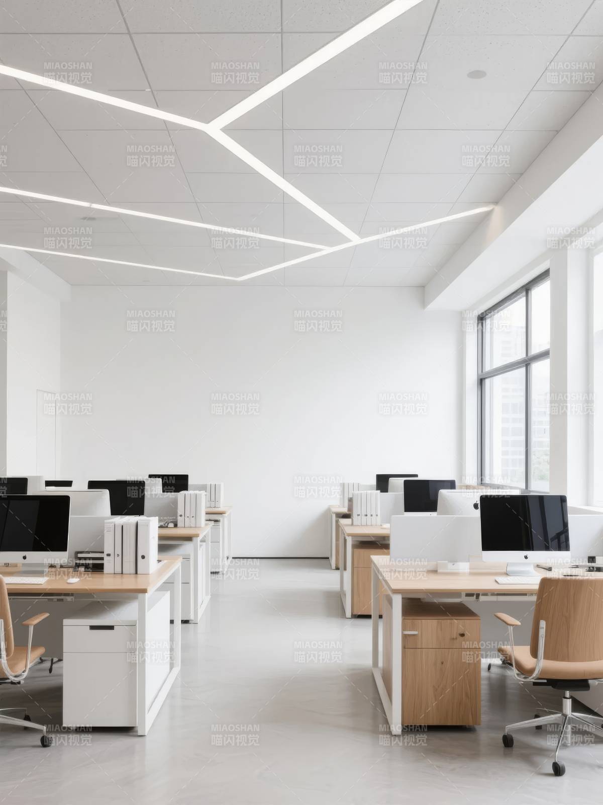 现代简约办公空间图片