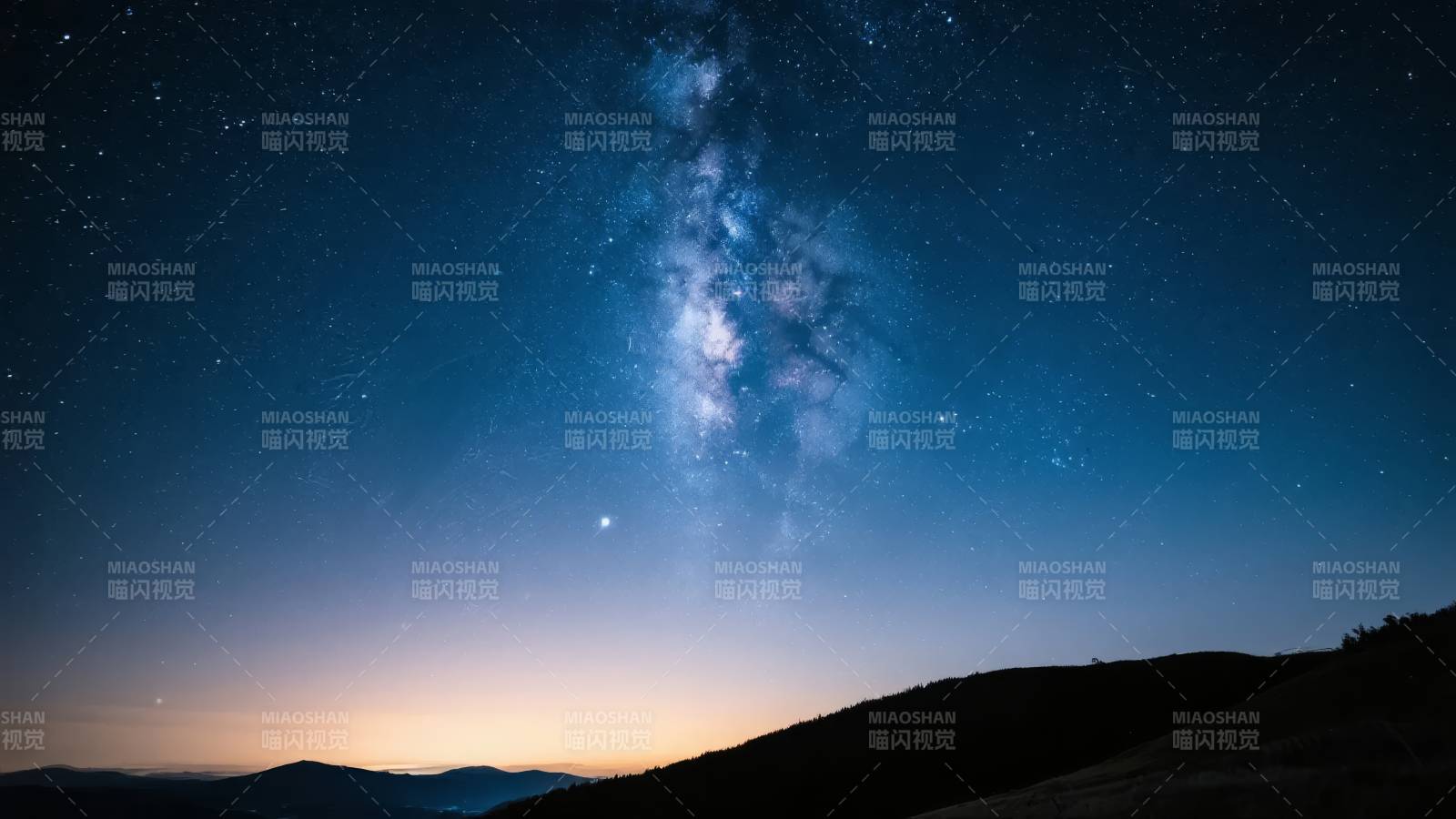 银河夜空美景图片