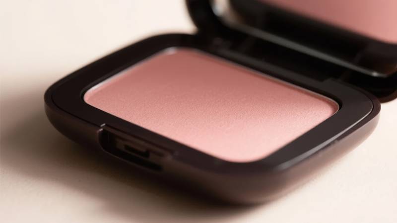 柔粉色腮红盘图片