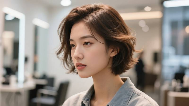 时尚短发造型图片