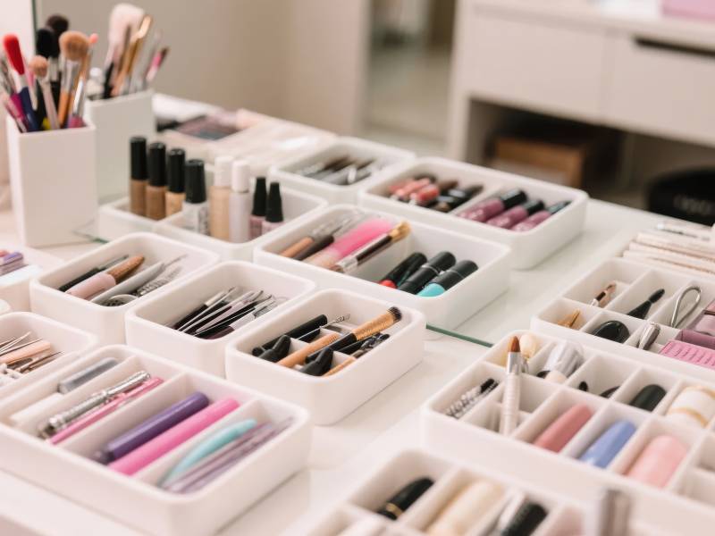 精致化妆收纳盒图片