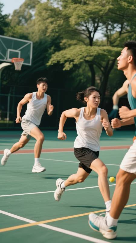 奔跑的青春图片