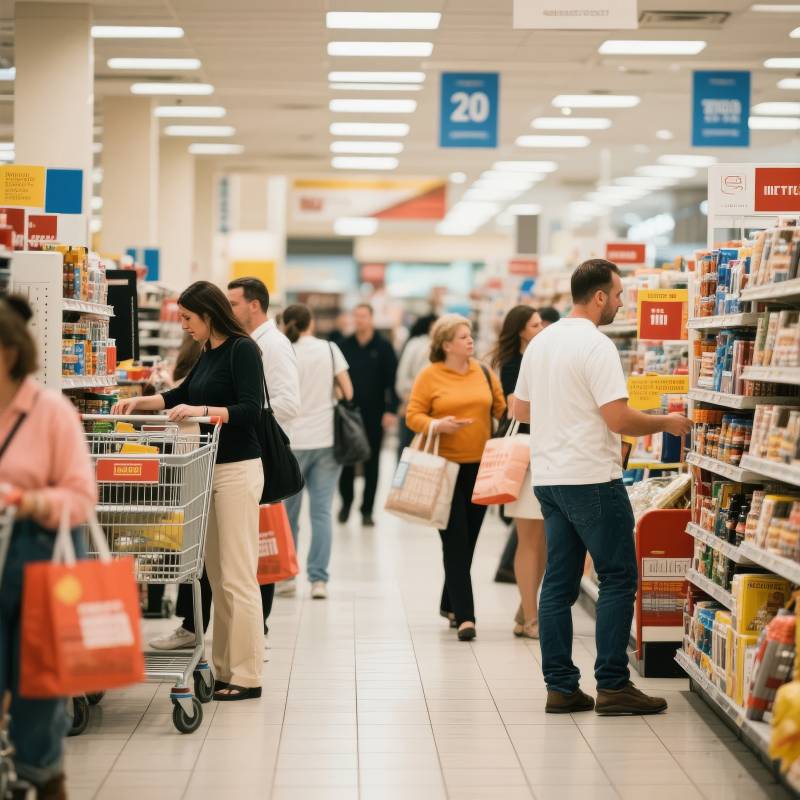 超市购物日常图片