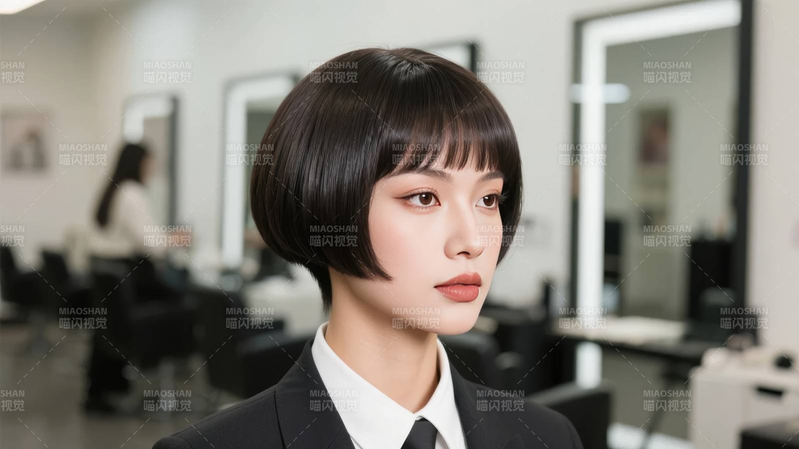 时尚短发造型图片