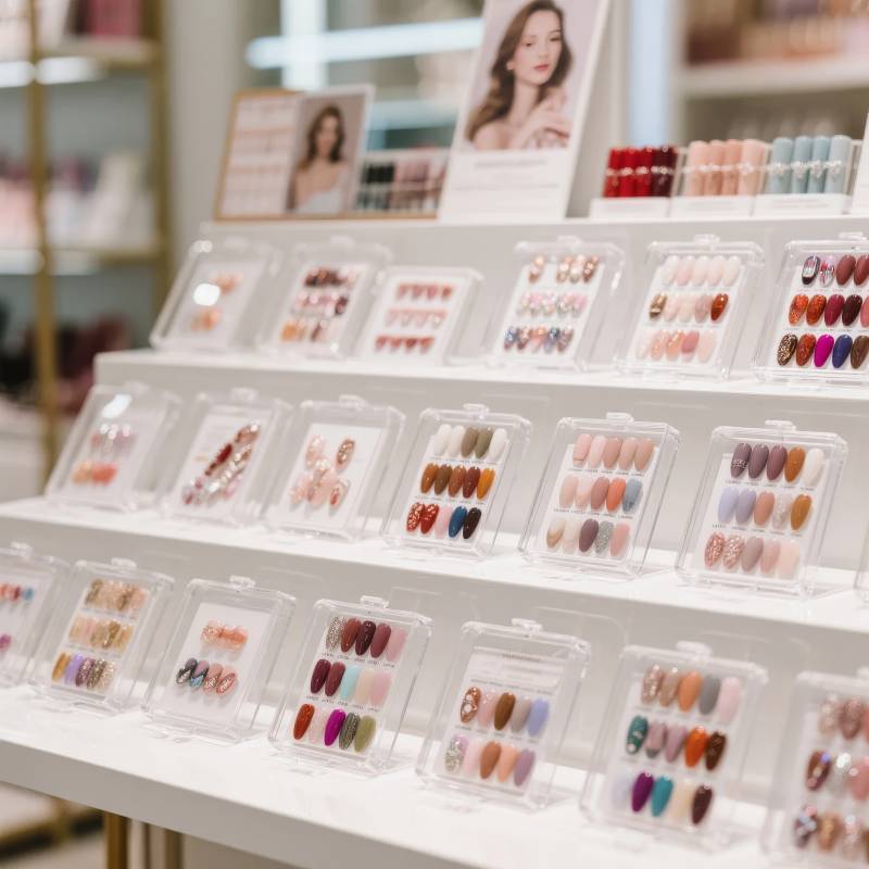 美甲展示柜图片