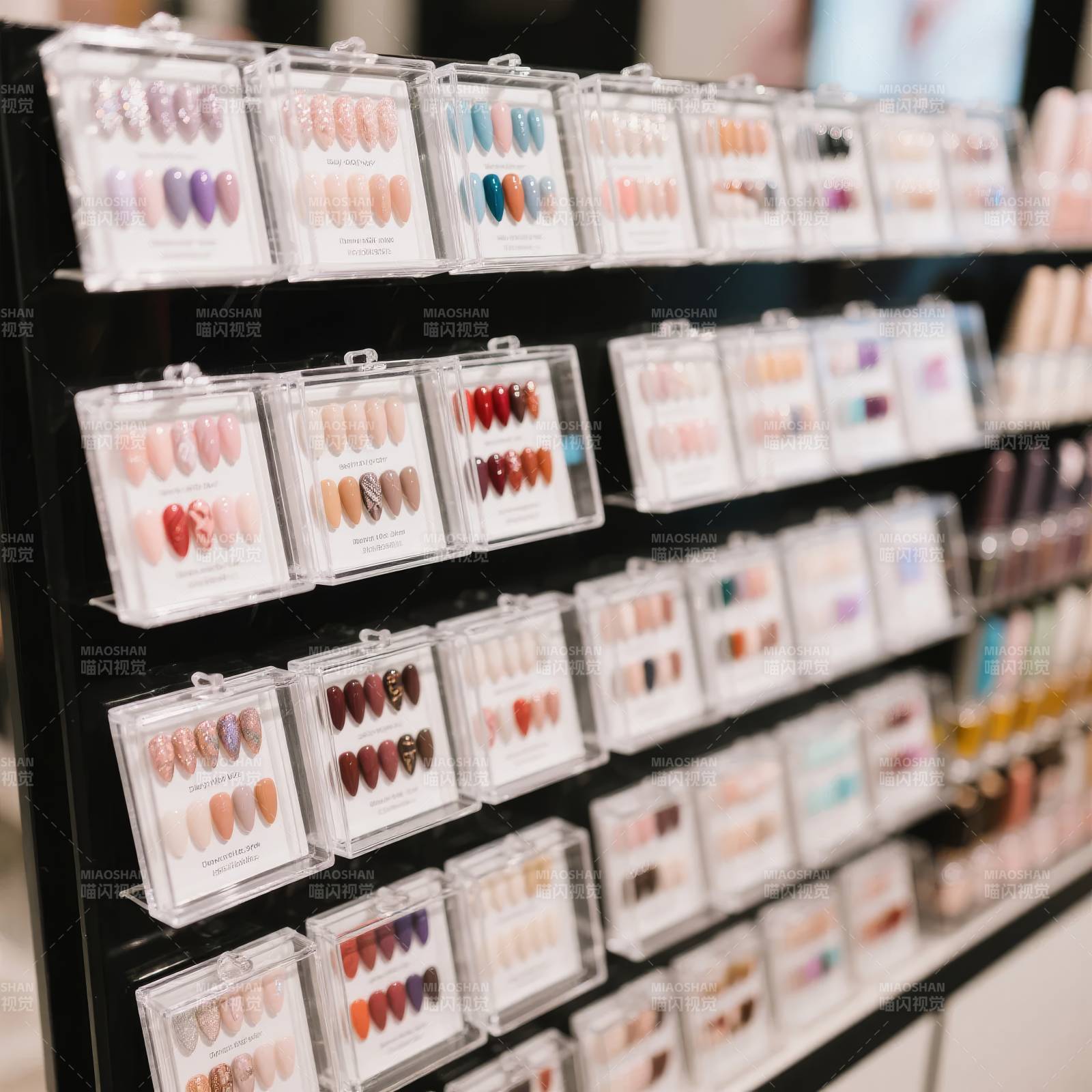 美甲展示墙图片