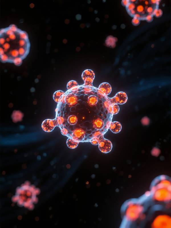 病毒微观世界图片