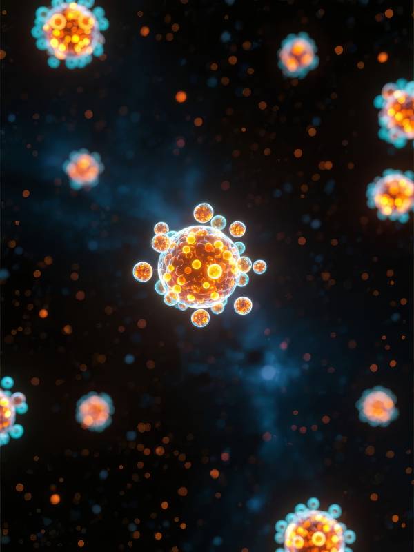 病毒微观世界图片