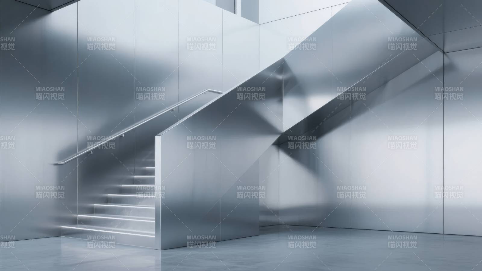 现代金属楼梯图片