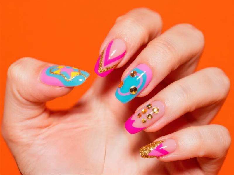 炫彩美甲艺术图片