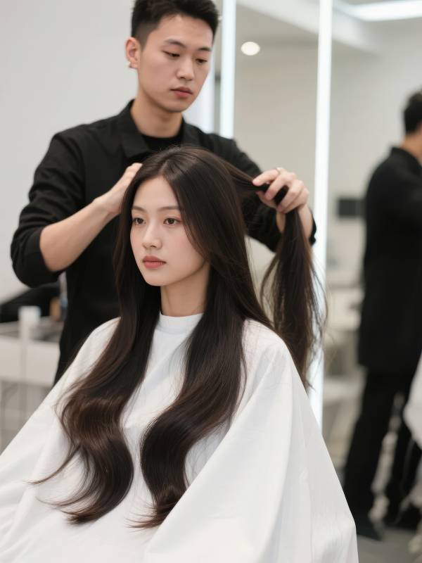 发型设计现场图片