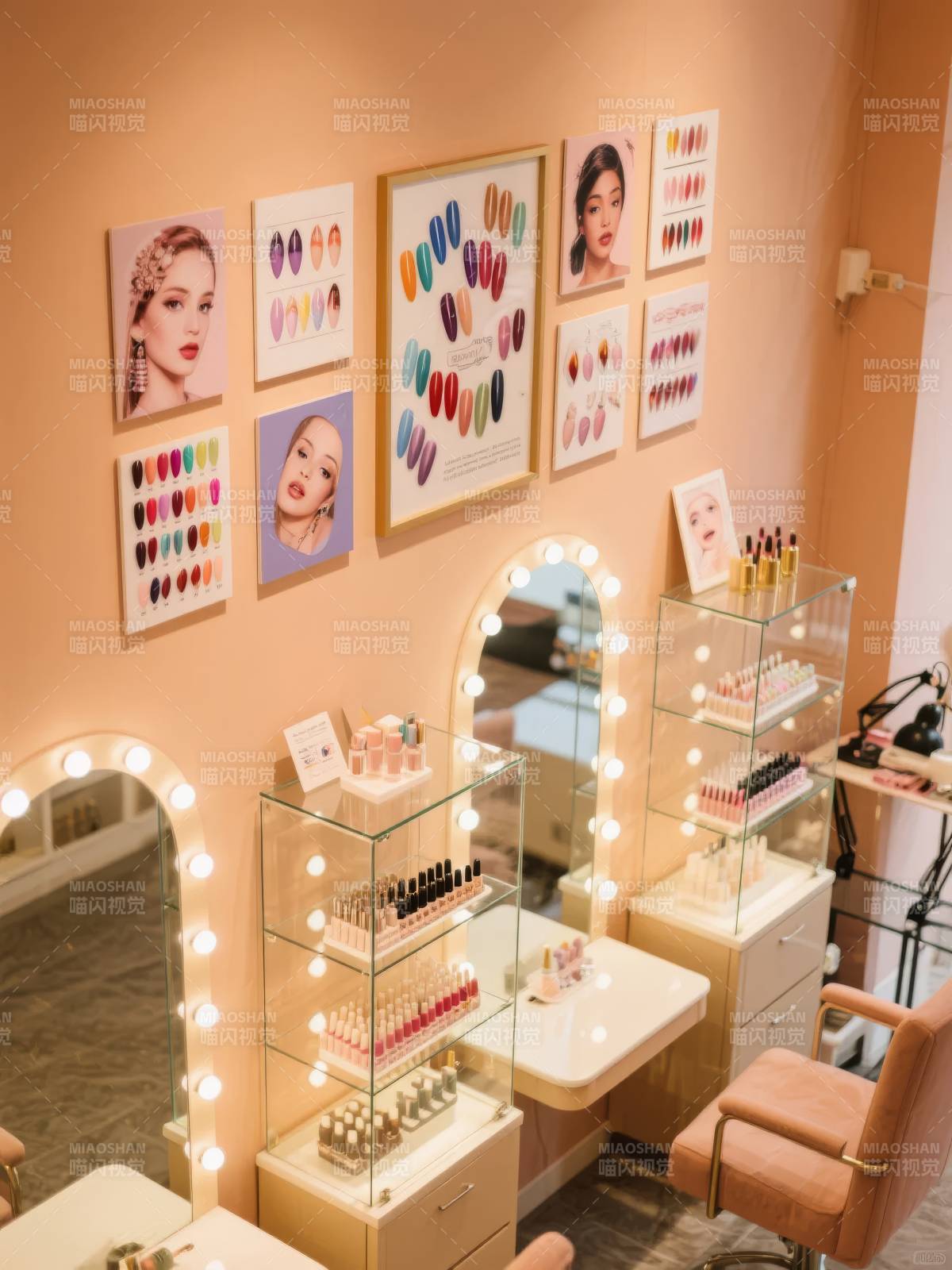 美甲店温馨一角图片