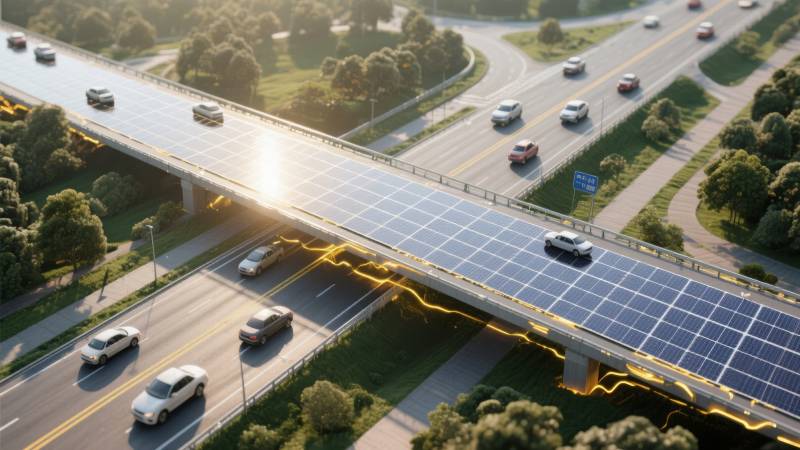 太阳能公路桥图片