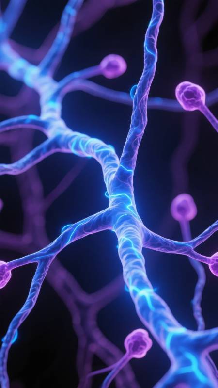 神经元脉动图片
