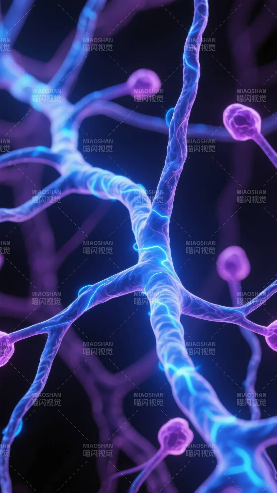 神经元脉动图片