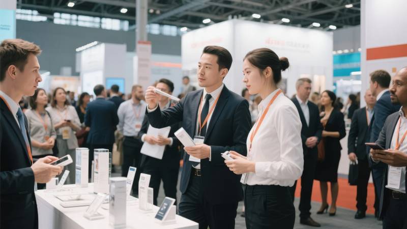 展会交流现场图片