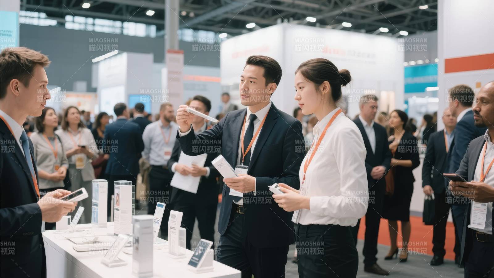 展会交流现场图片