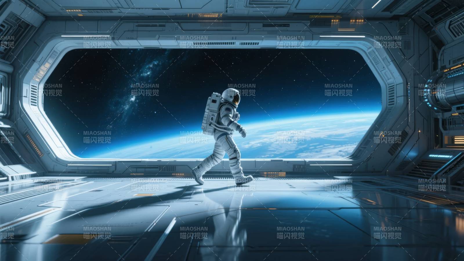 宇航员踏向星辰图片