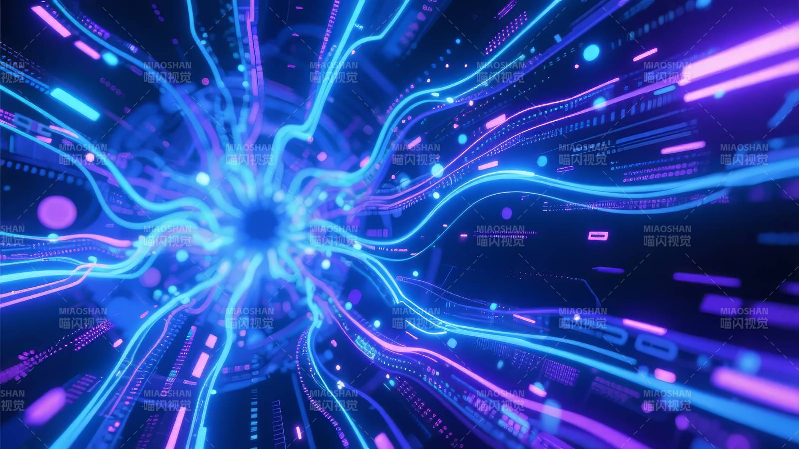 未来科技隧道图片