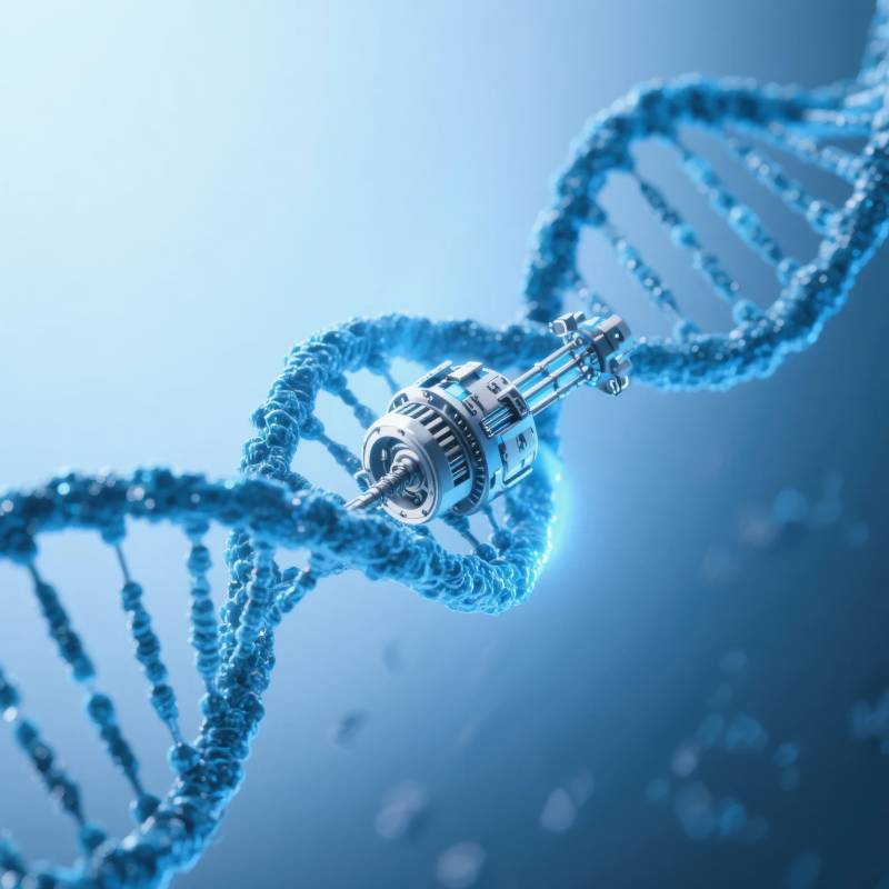 基因编辑机器人图片