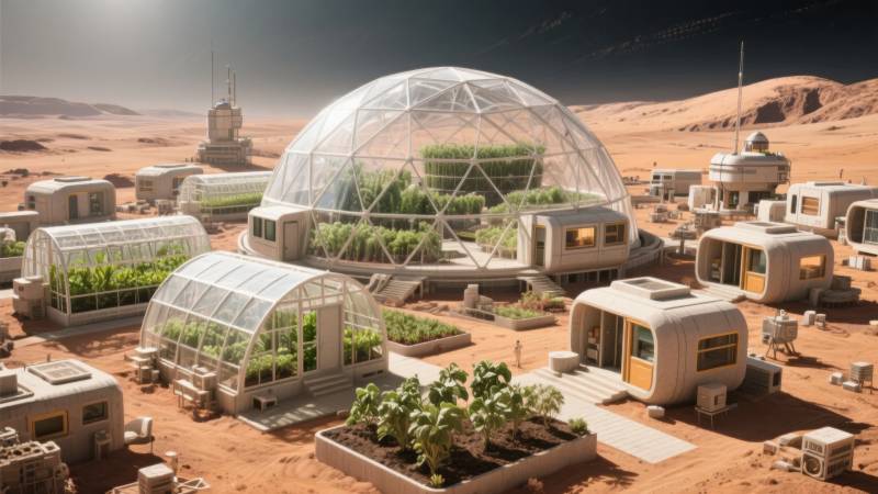 火星生态基地图片