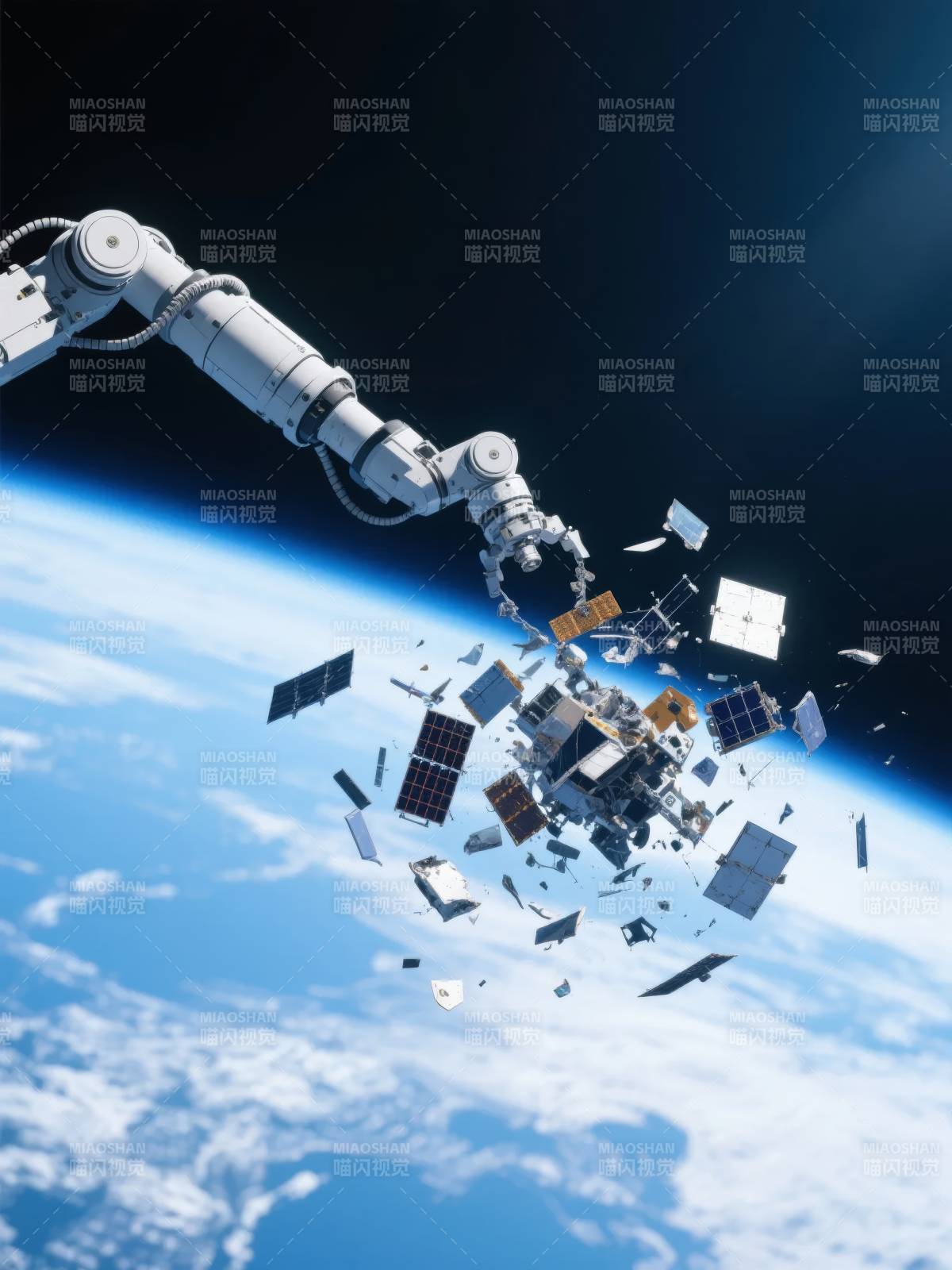 太空清理机器人图片