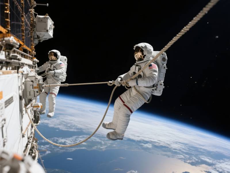太空行走壮丽瞬间图片