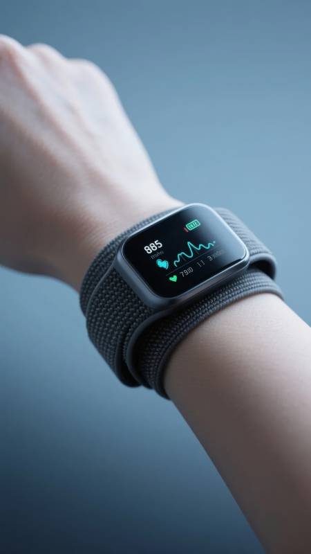 智能手表心率监测图片