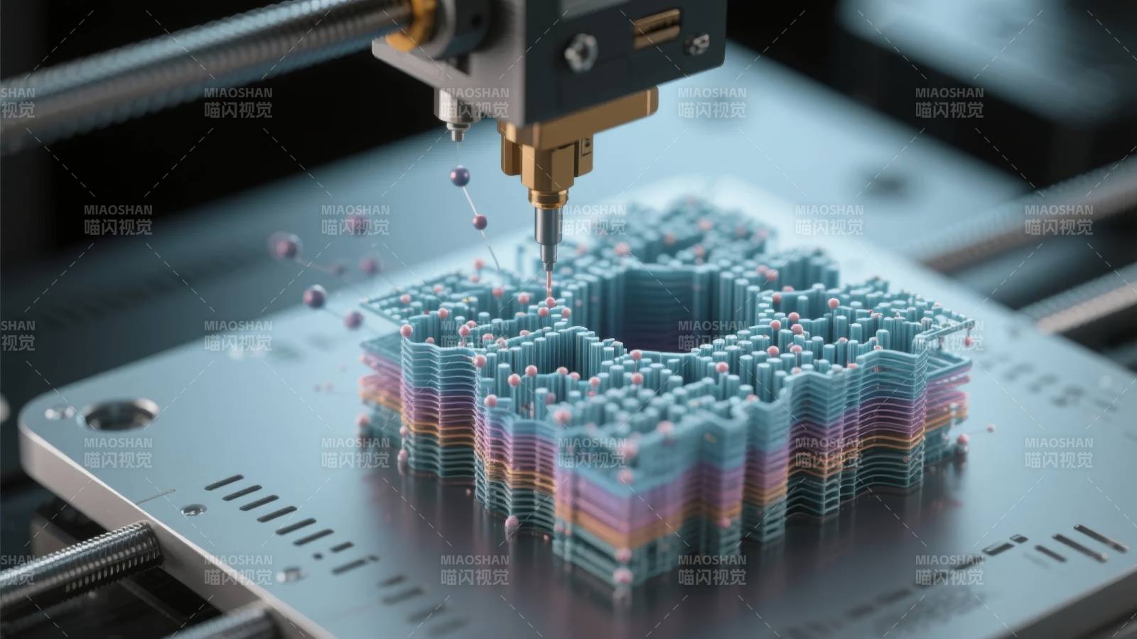 D打印精密结构图片