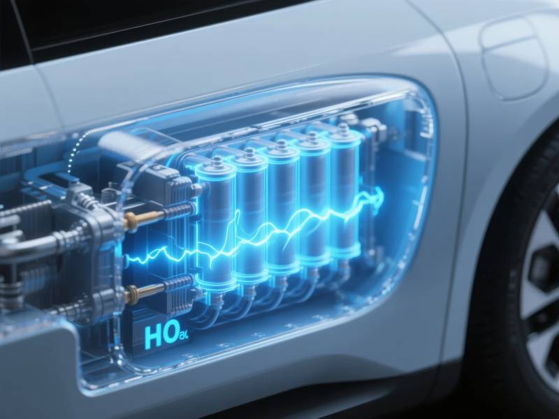 氢能源汽车动力系统图片