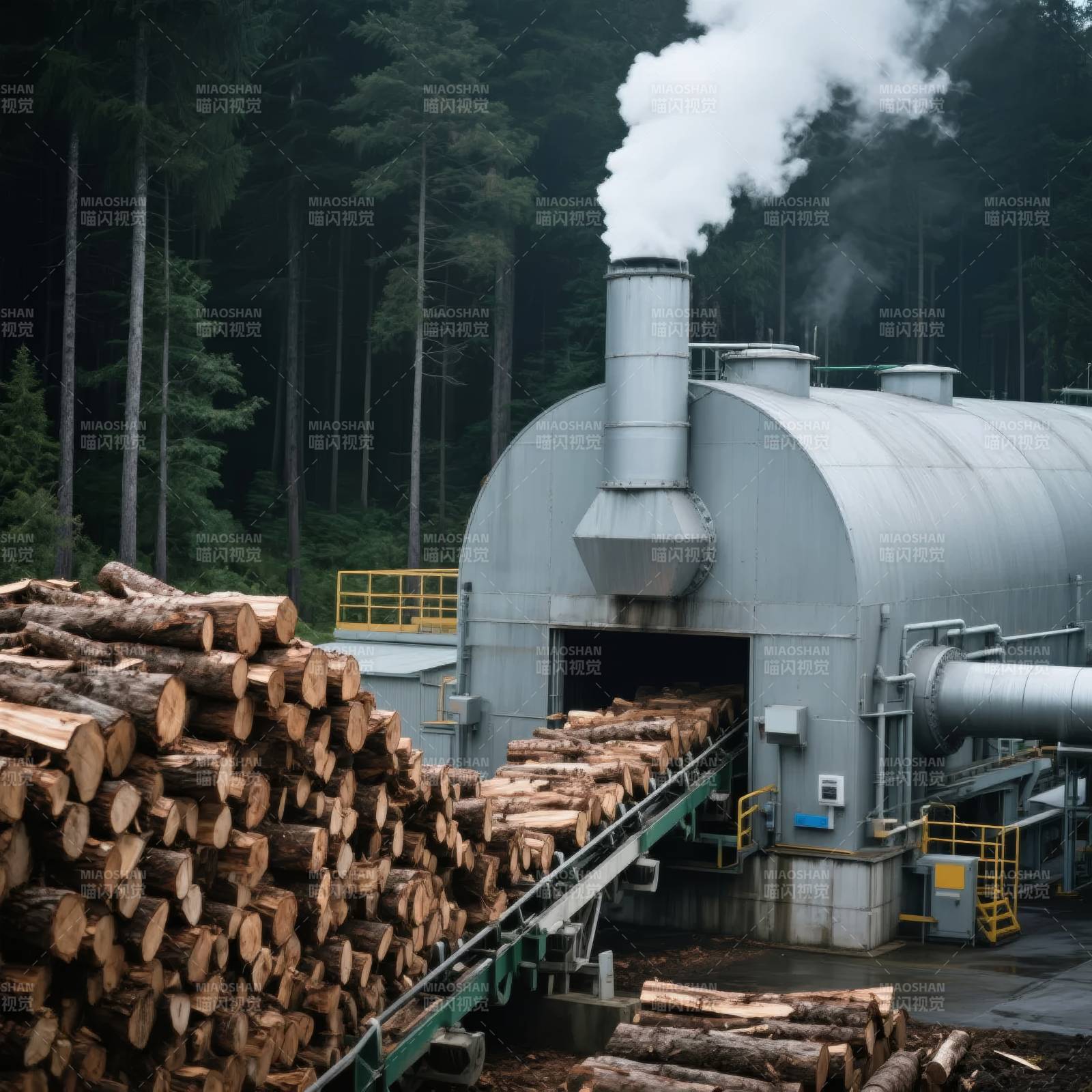 木材加工厂图片
