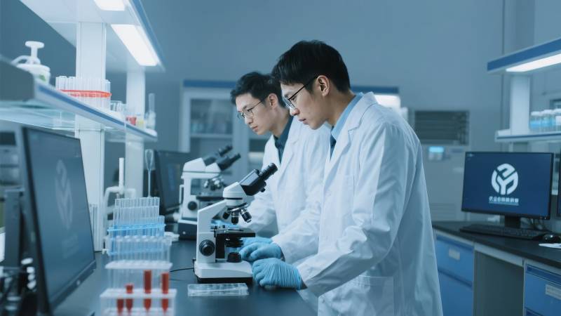 实验室科研人员工作图片