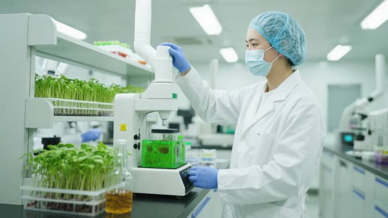 实验室科研人员工作图片