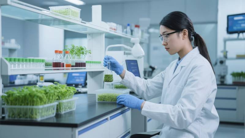 实验室科研人员工作图片