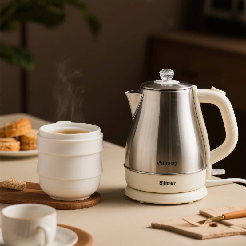 电水壶泡茶时光图片